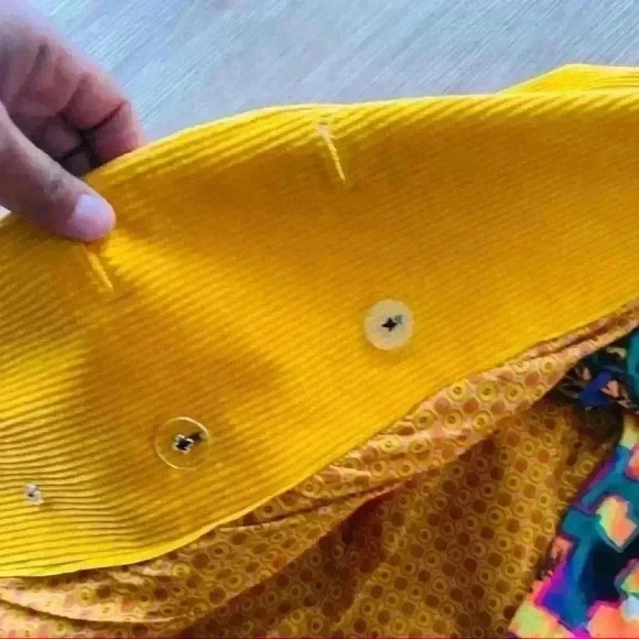 LIZ CLAIBORNE YELLOW CORDUROY SPRING JACKET SIZE  S - Picture 5 of 16